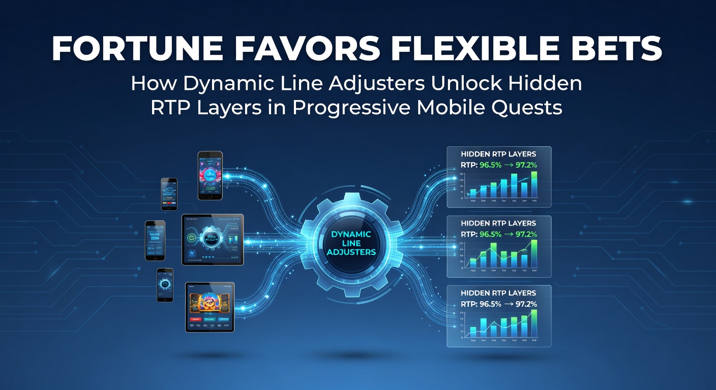 Close-up of a mobile slot interface showing dynamic payline adjustments during a progressive quest feature, with glowing lines expanding across the reels
