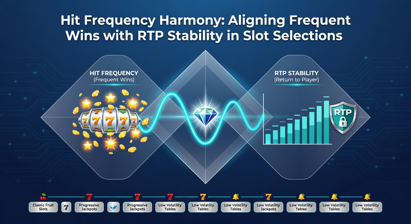 Line graph comparing hit frequency curves against RTP trajectories over extended play sessions, highlighting harmony points for optimal slot performance