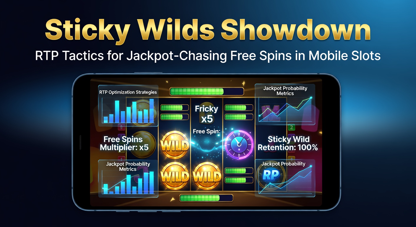 Vibrant mobile slot screen showing sticky wild symbols locking in place during free spins, with jackpot meters building dramatically