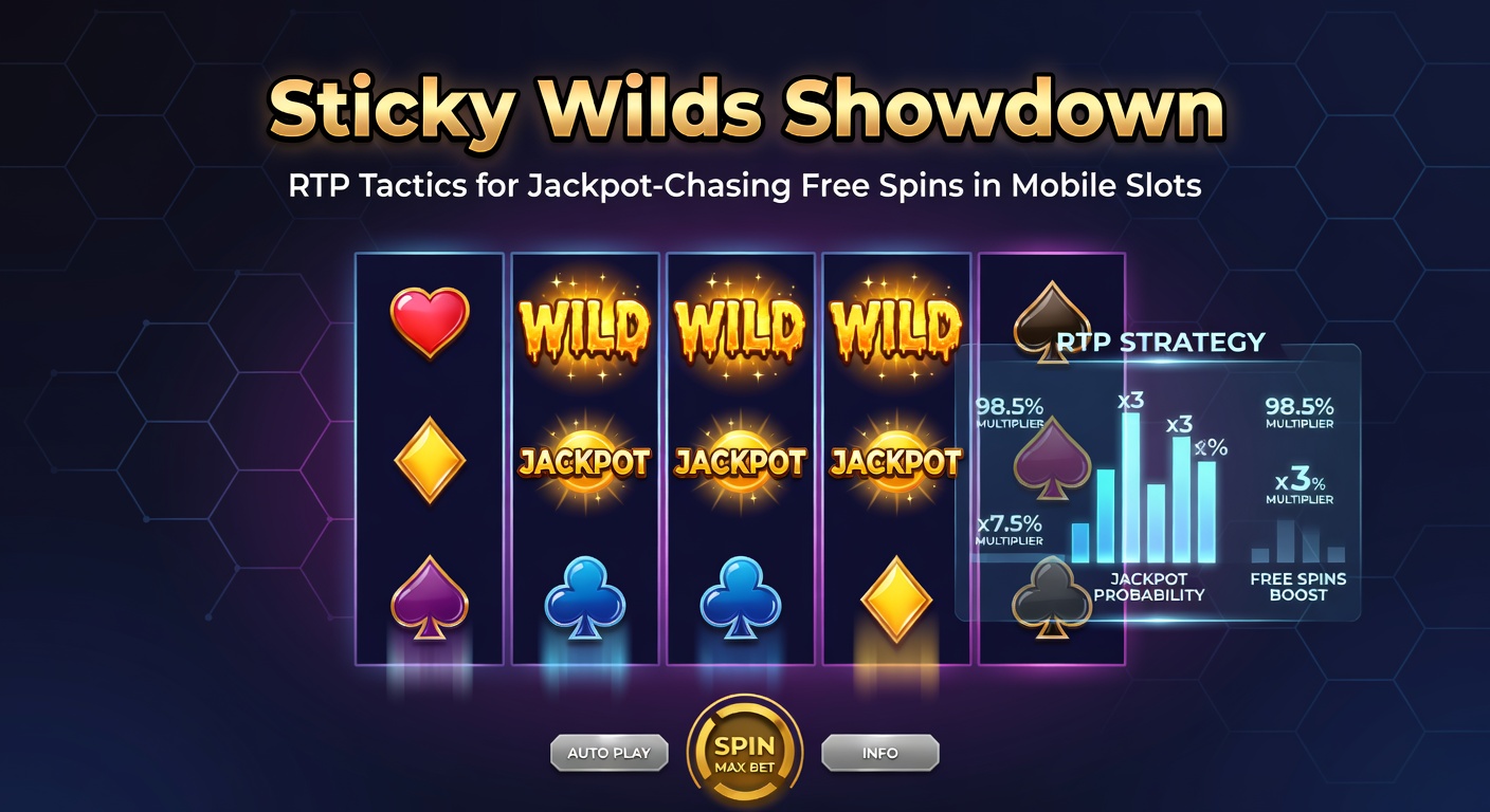 Close-up of a mobile jackpot slot with multiple sticky wilds stacked across reels, free spin counter ticking up amid exploding wins