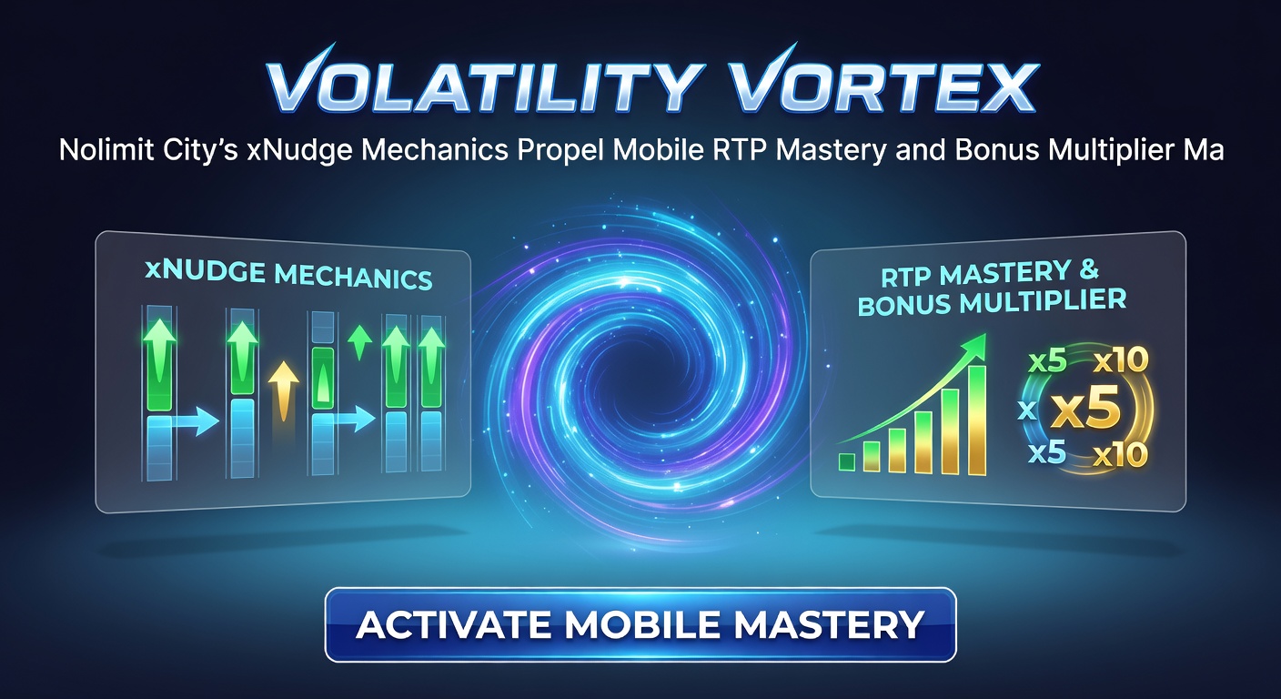 Close-up of bonus multiplier mayhem in a Nolimit City slot, featuring stacked xNudge wilds exploding with multipliers on a vibrant mobile interface